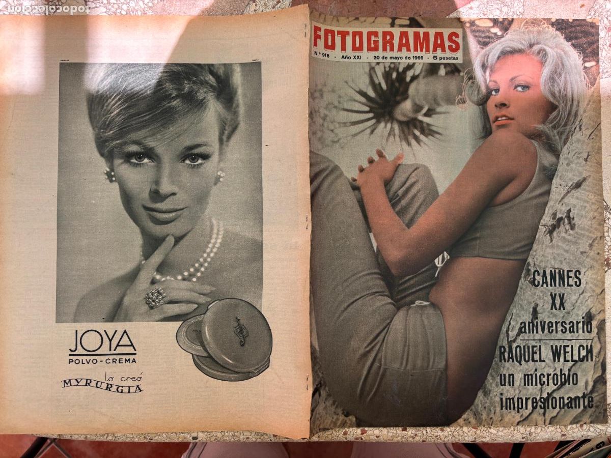 Cine: FOTOGRAMAS N&ordm; 918 A&Ntilde;O 1966. RAQUEL WELCH EN PORTADA. CORINNE CALVET. KIM NOVAK DIVORCIO.