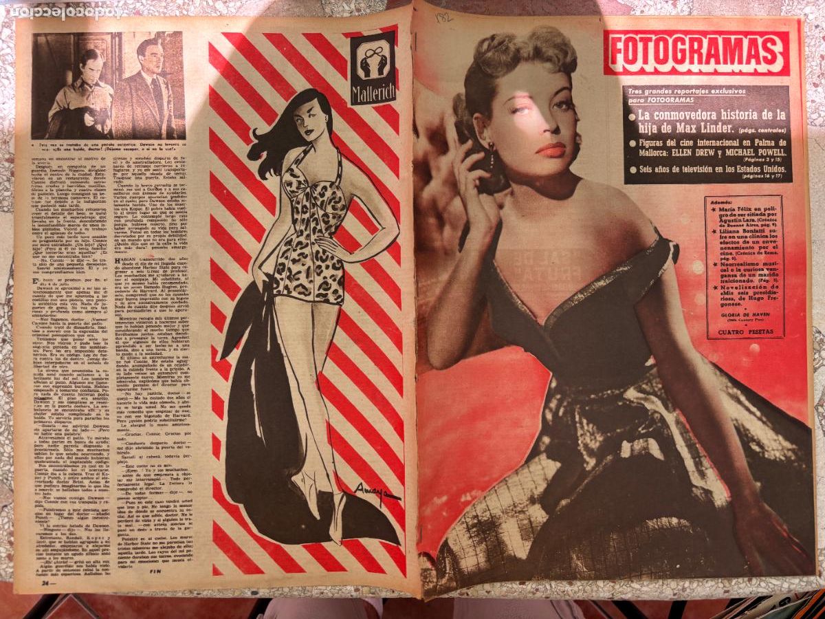 Cine: FOTOGRAMAS N&ordm; 182. GLORIA DE HAVEN EN PORTADA. MARIA FELIX. MAX LINDER. ELLEN DREW.