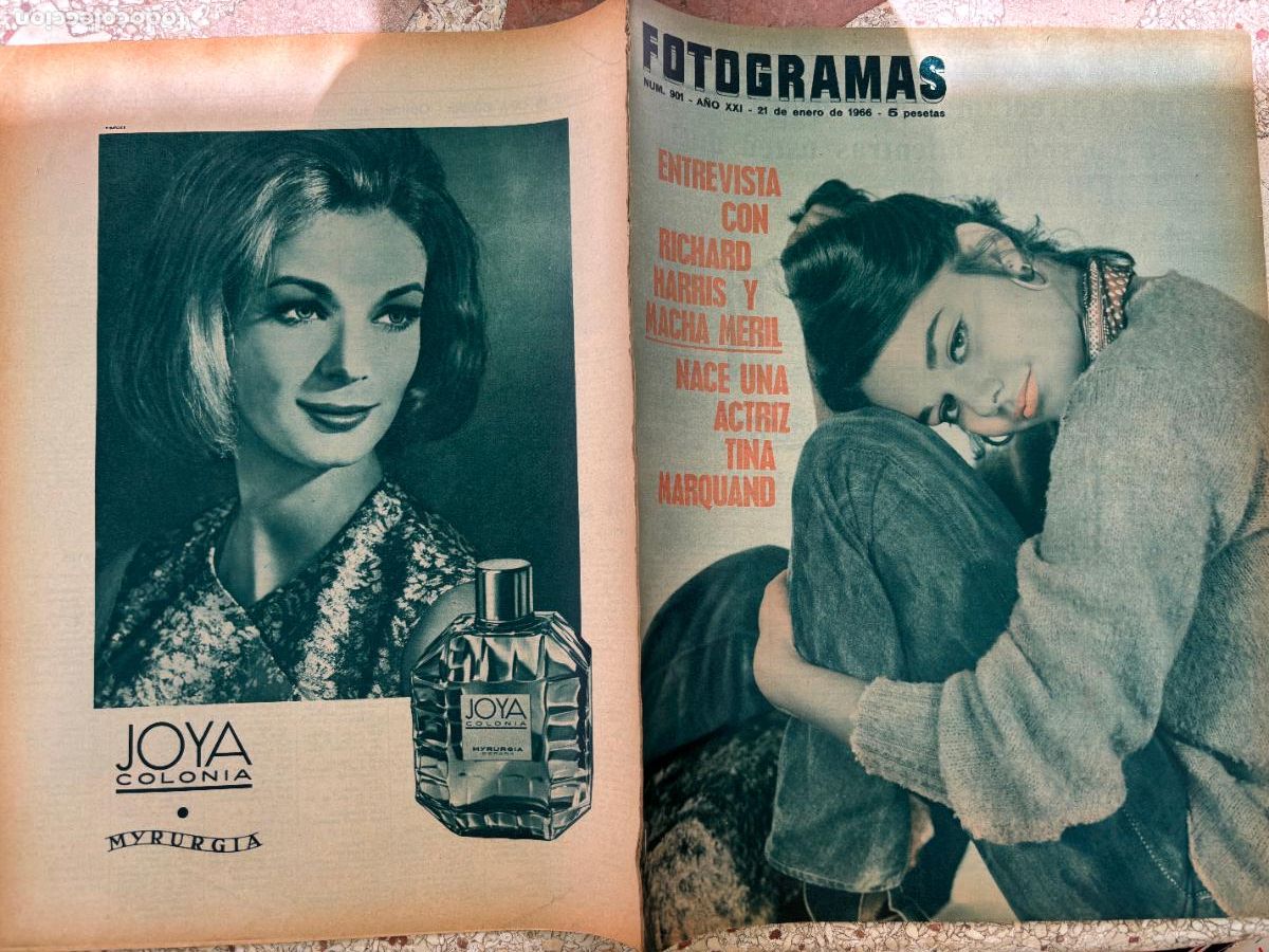 Cine: FOTOGRAMAS N&ordm; 901 a&ntilde;o 1966. TINA MARQUAND EN PORTADA. ENTREVISTA CON RICHARD HARRIS Y MACHA MERIL.