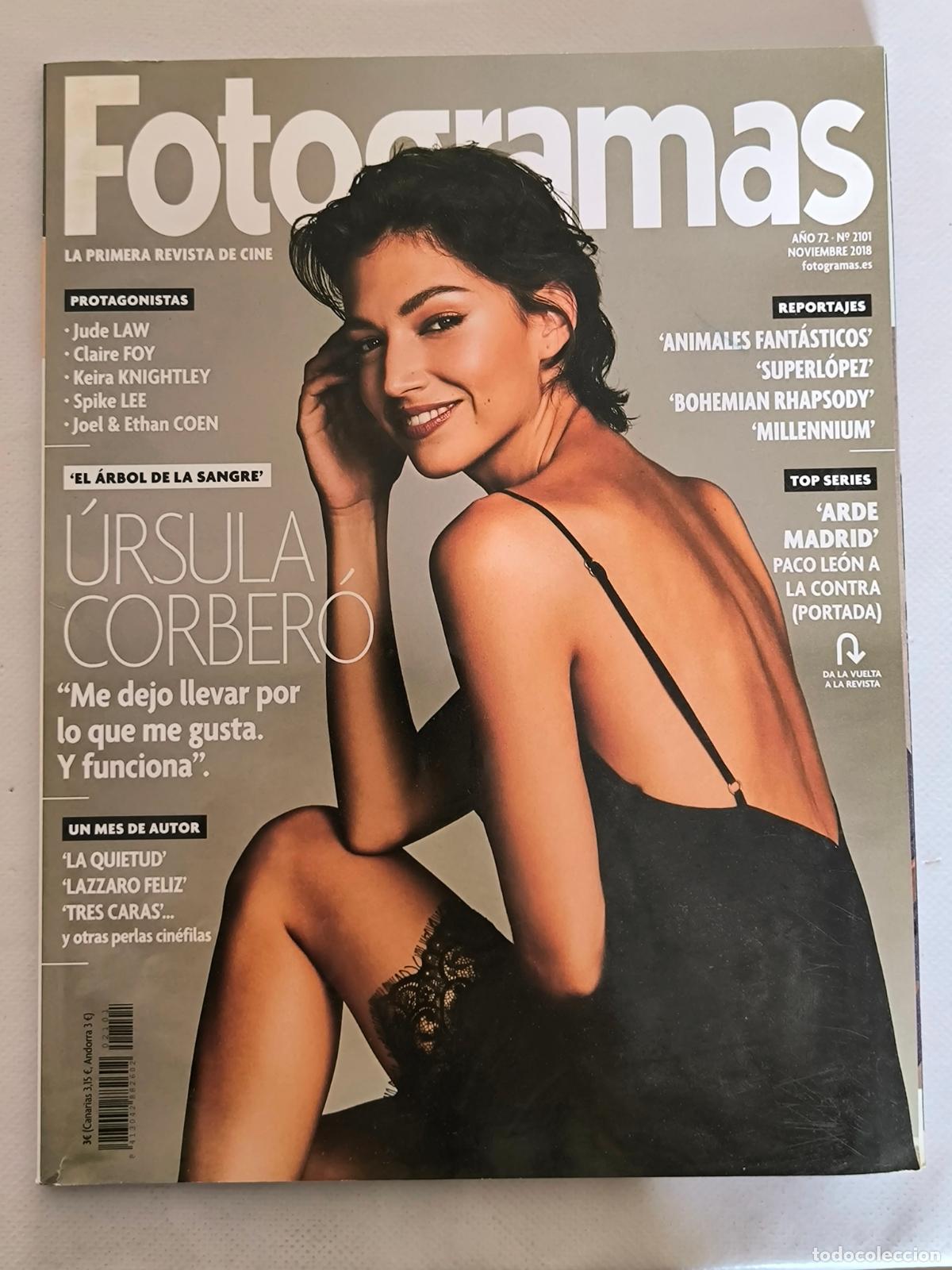 Cine: FOTOGRAMAS N&ordm; 2101 - A&Ntilde;O 72 - NOVIEMBRE 2018 - URSULA CORBERO (L)