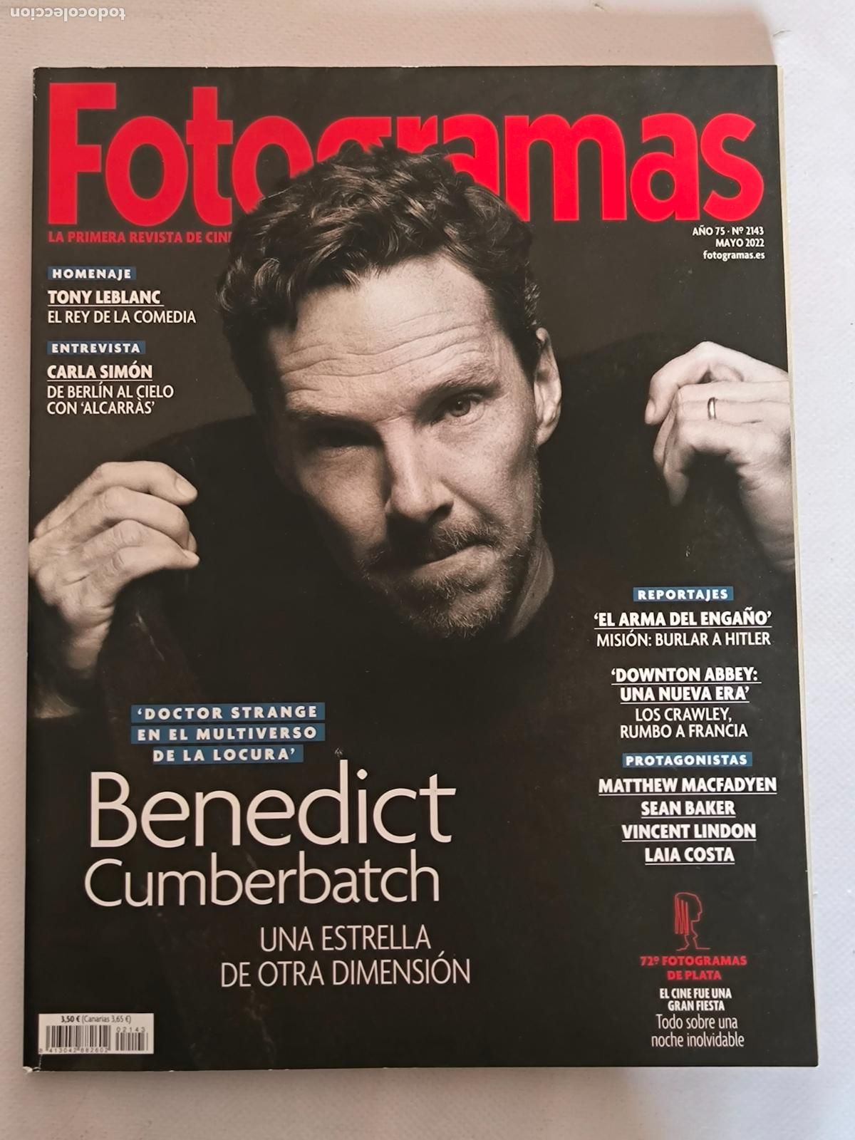 Cine: FOTOGRAMAS N&ordm; 2143 - A&Ntilde;O 75 - MAYO 2022 - BENEDICT CUMBERBATCH (B1)