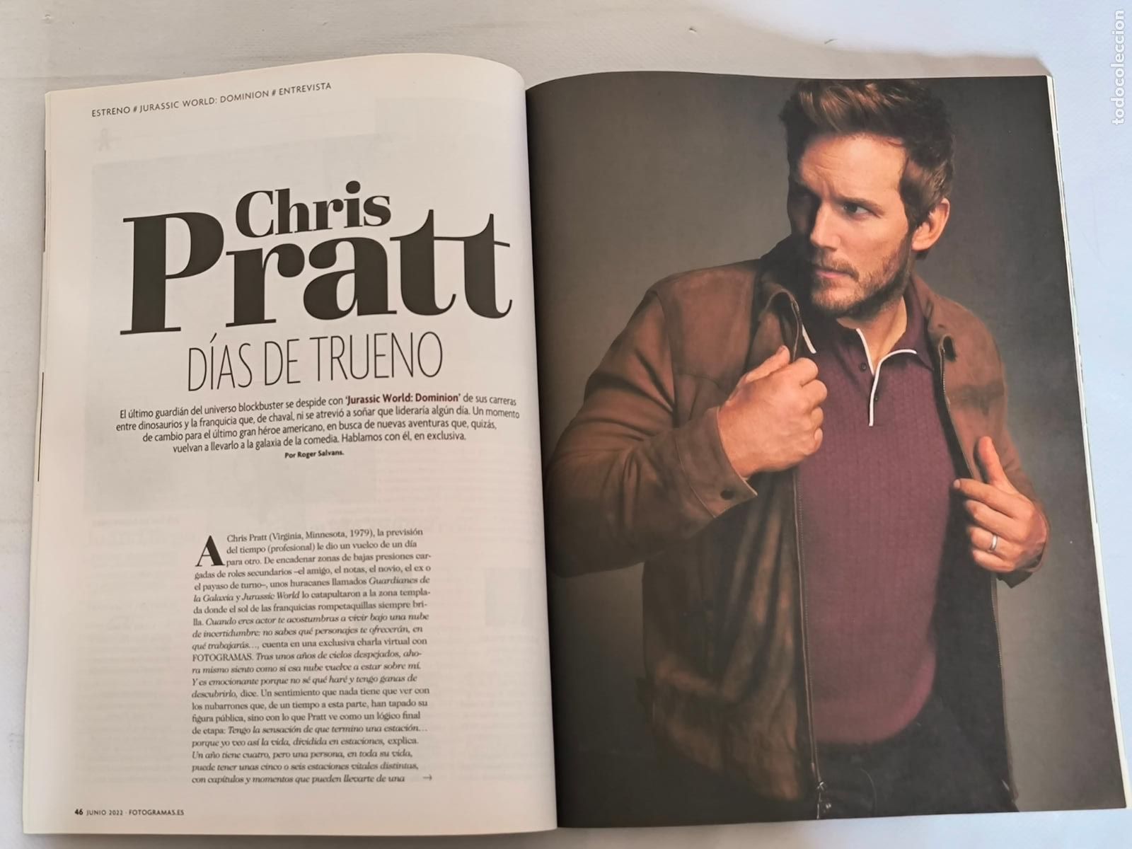Cine: FOTOGRAMAS N&ordm; 2144 - A&Ntilde;O 75 - JUNIO 2022 - CHRIS PRATT (B1) - Foto 3