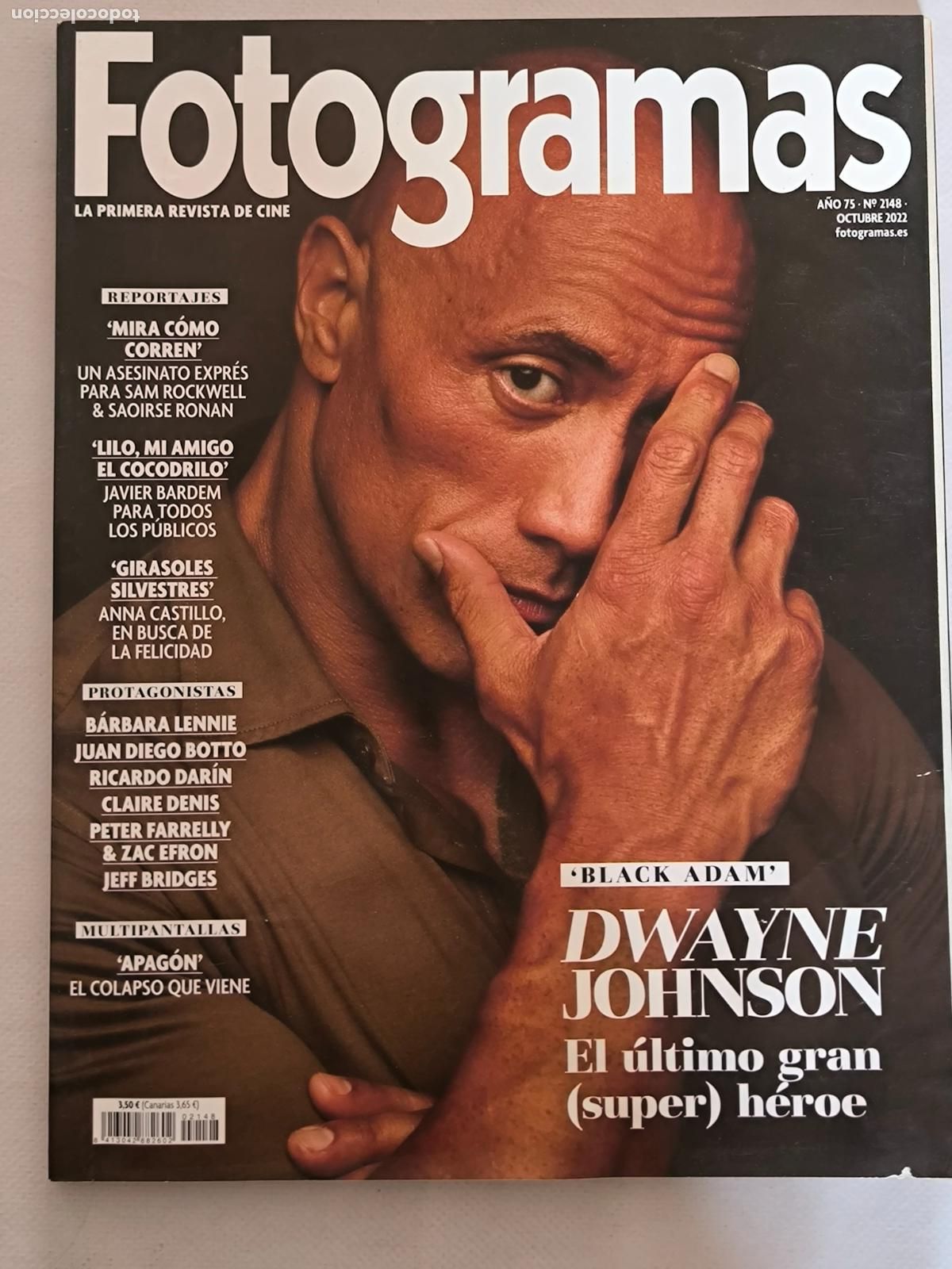 Cine: FOTOGRAMAS N&ordm; 2148 - A&Ntilde;O 75 - OCTUBRE 2022 - DWAYNE JOHNSON (B1) - Foto 1
