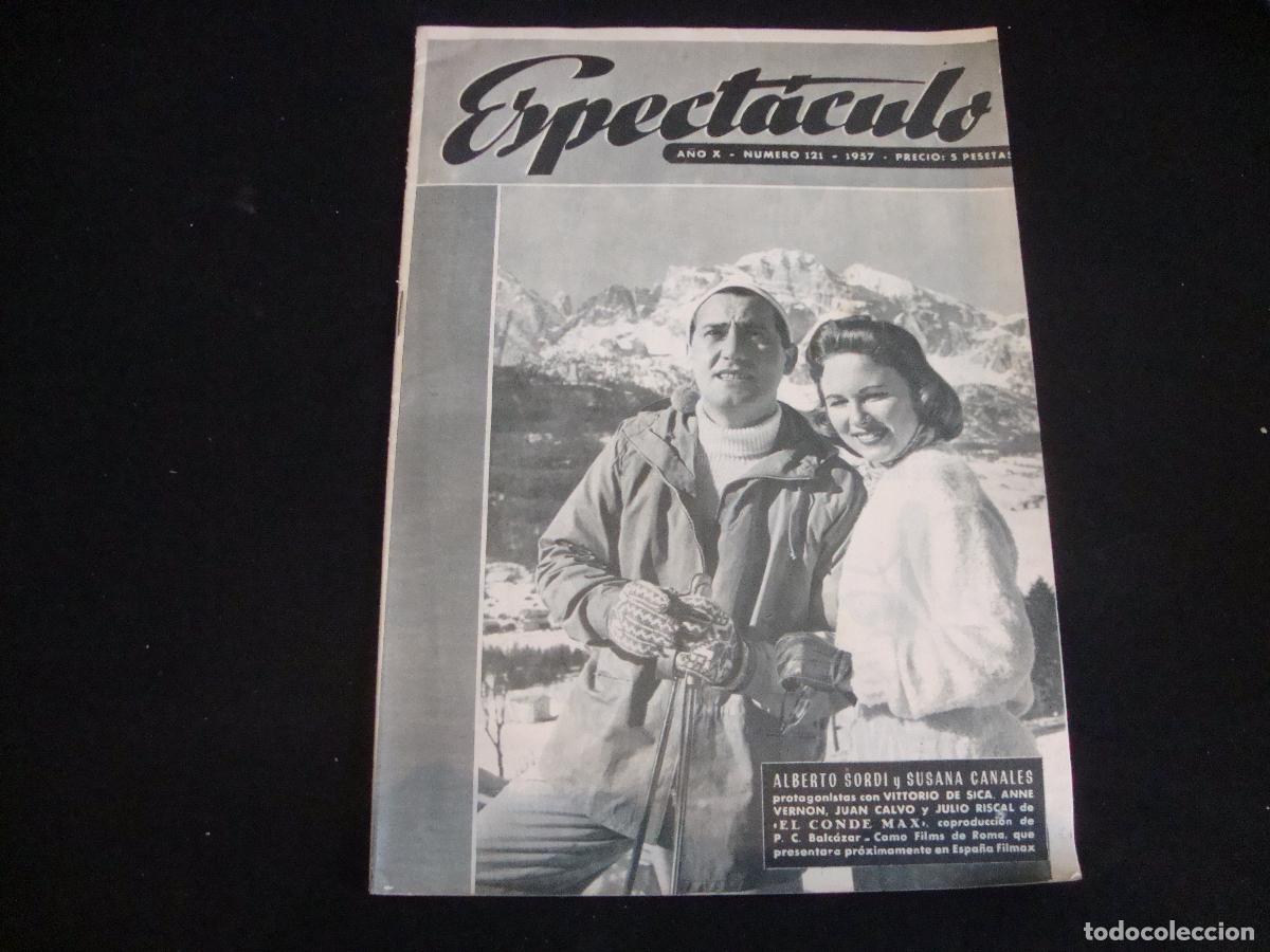 Cine: REVISTA ESPECTACULO N&ordm; 121 ALBERTO SORDI Y SUSANA CANALES