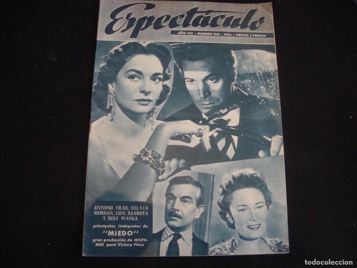 Cine: REVISTA ESPECTACULO N&ordm; 100 ANTONIO VILAR SILVIA MORGAN LIDA BAAROVA Y ROLF WANKA