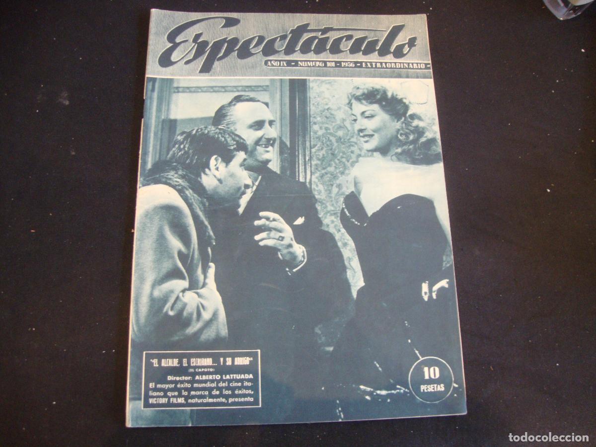 Cine: REVISTA ESPECTACULO N&ordm; 101 EL ALCALDE EL ESCRIBANO .... Y SU ABRIGO