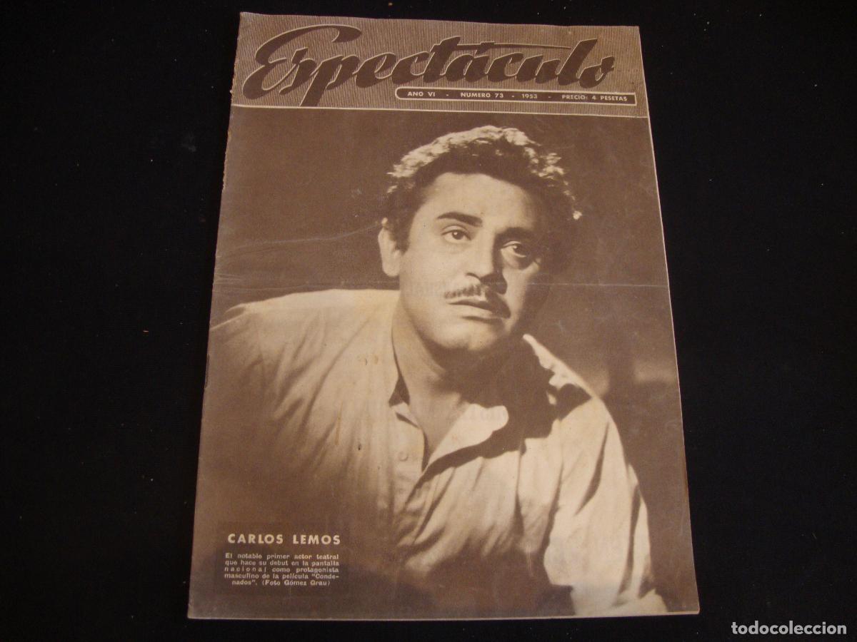 Cine: REVISTA ESPECTACULO N&ordm; 73 CARLOS LEMOS