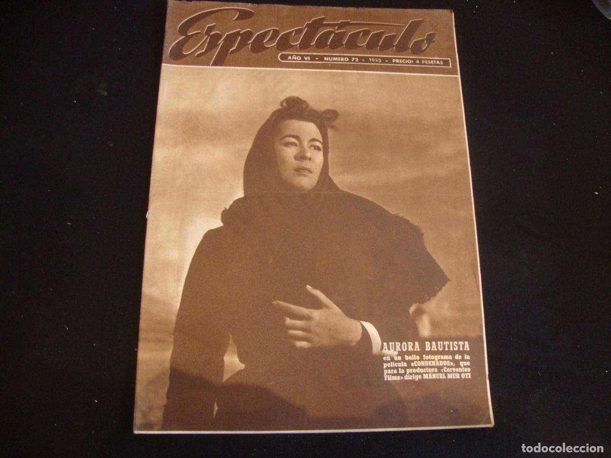 Cine: REVISTA ESPECTACULO N&ordm; 72 AURORA BAUTISTA
