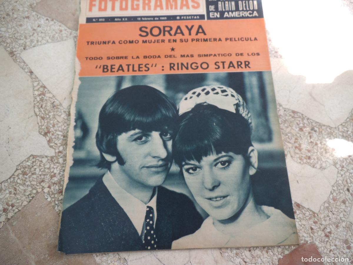 Cine: fotogramas n&ordm; 884,1965 nacio el hijo de ringo star, 1 pagina 1 portada 3 fotos, teresa gimpera