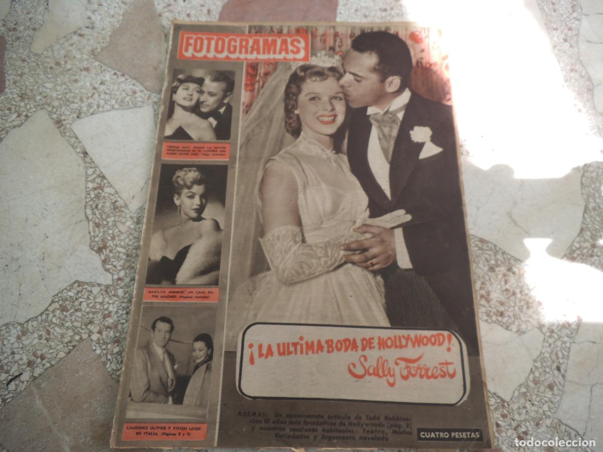 Cine: fotogramas n&ordm; 155, 1951, foto portada marilyn monroe,