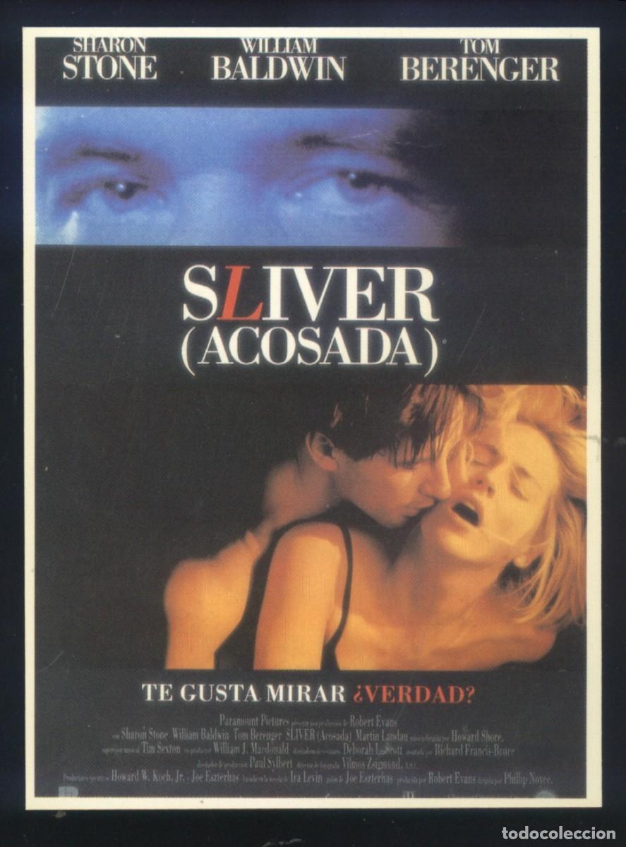 Cine: Q-11967- Acosada (Sliver) (FICHA T&Eacute;CNICA) Sharon Stone - William Baldwin -