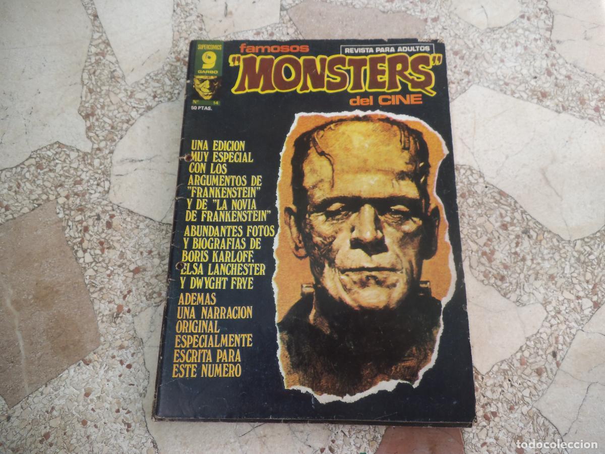 Cine: famosos monsters del cine n&ordm; 14, boris karlof, frankensrein,
