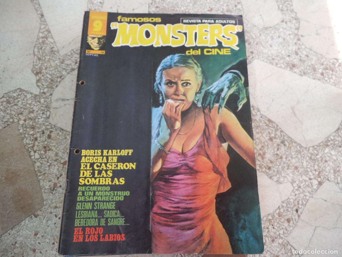 Cine: famosos monsters del cine n&ordm; 18, boris karloff, lesbiana sadica