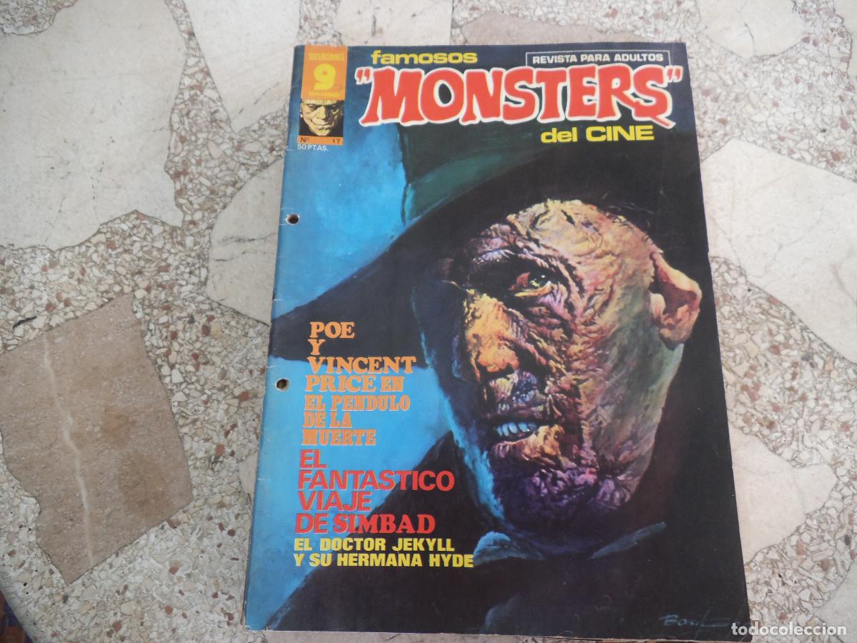 Cine: famosos monsters del cine n&ordm; 17, el doctor jekyll, poe y vincent en el pendulo de la muerte