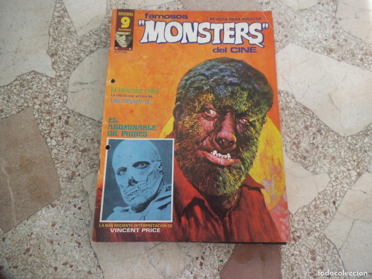 Cine: famosos monsters del cine n&ordm; 4, vincent price, el hombre lobo, lon chaney jr