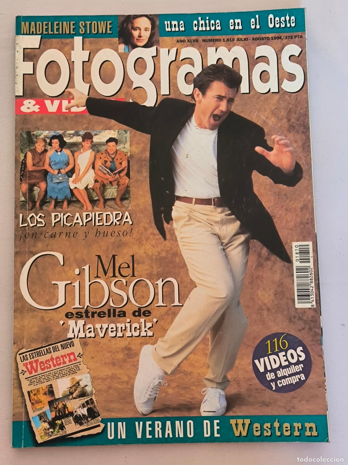 Cine: FOTOGRAMAS N&ordm; 1810 - A&Ntilde;O XLVII - JULIO 1994 - MEL GIBSON (IQ)
