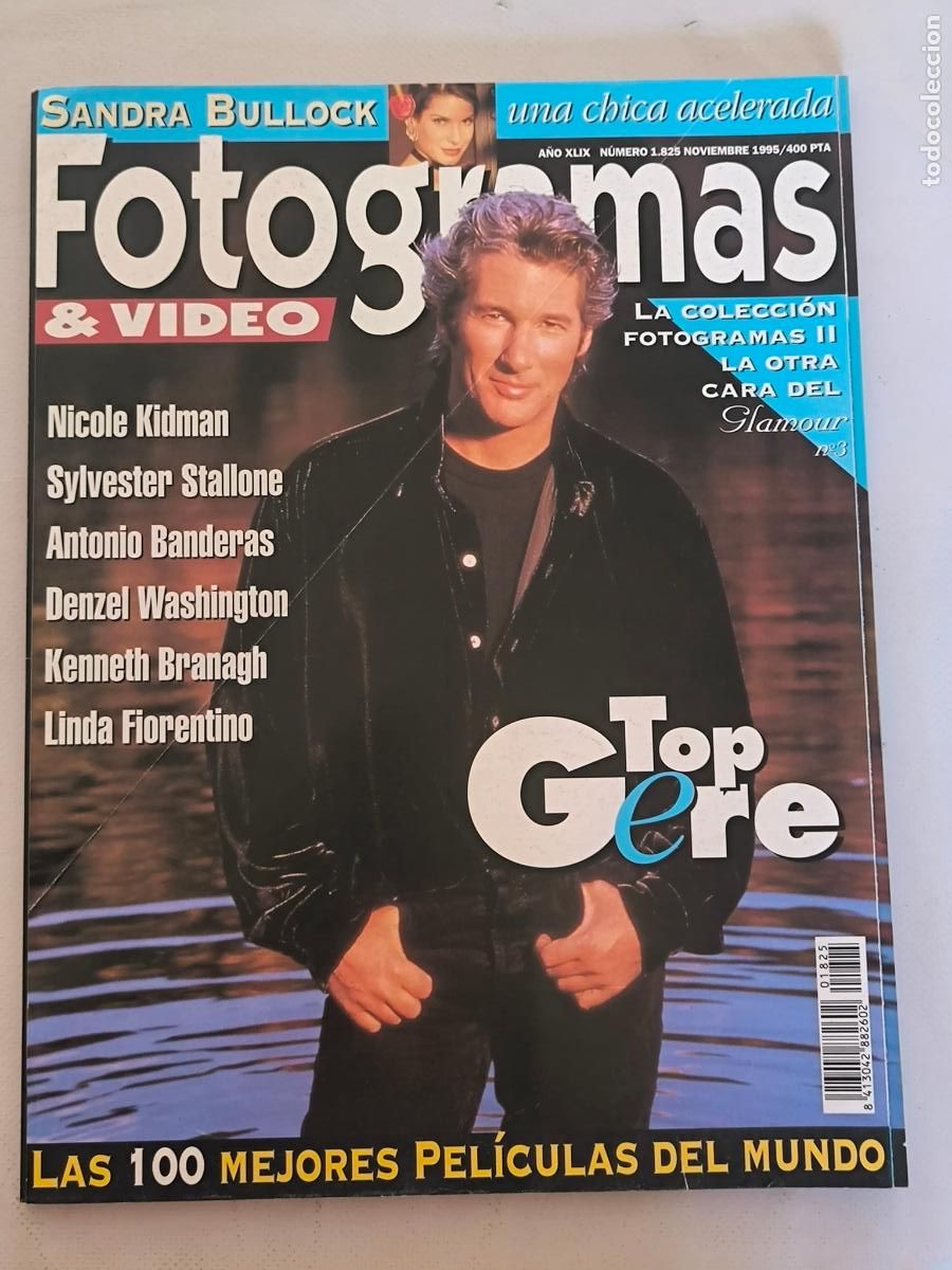 Cine: FOTOGRAMAS N&ordm; 1825 - A&Ntilde;O XLIX - NOVIEMBRE 1995 - RICHARD GERE (IQ)