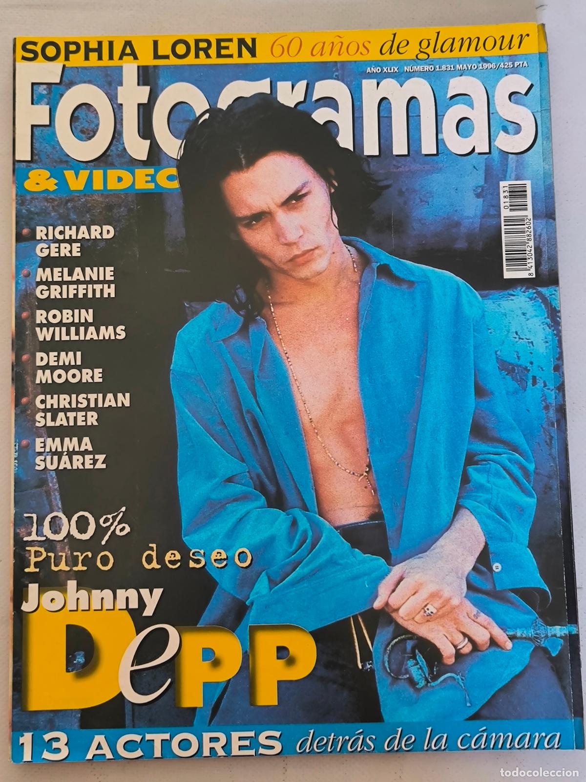 Cine: FOTOGRAMAS N&ordm; 1831 - A&Ntilde;O XLIX - MAYO 1996 - JOHNNY DEPP (AR)