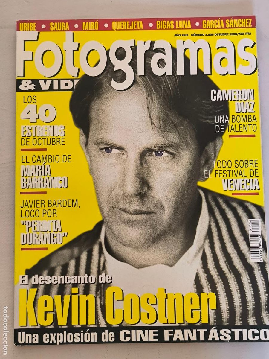 Cine: FOTOGRAMAS N&ordm; 1836 - A&Ntilde;O XLIX - OCTUBRE 1996 - KEVIN COSTNER (AR)
