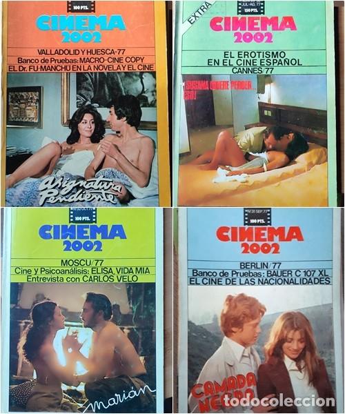 Cine: Cinema 2002 LOTE CUATRO REVISTAS: n&ordm; 28, n&ordm; doble 29-30, N&ordm; 31 y n&ordm;32 &iacute;ndice en fotos y descripci&oacute;n
