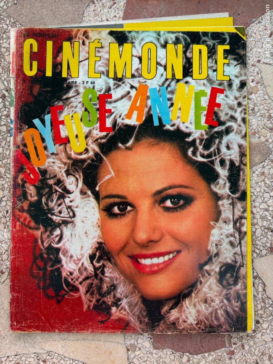 Cine: CIN&Eacute;MONDE N&ordm; 1816 A&Ntilde;O 1969. JOYEUSE ANNEE. ENTREVISTA URSULA ANDRESS. CLAUDIA CARDINALE.