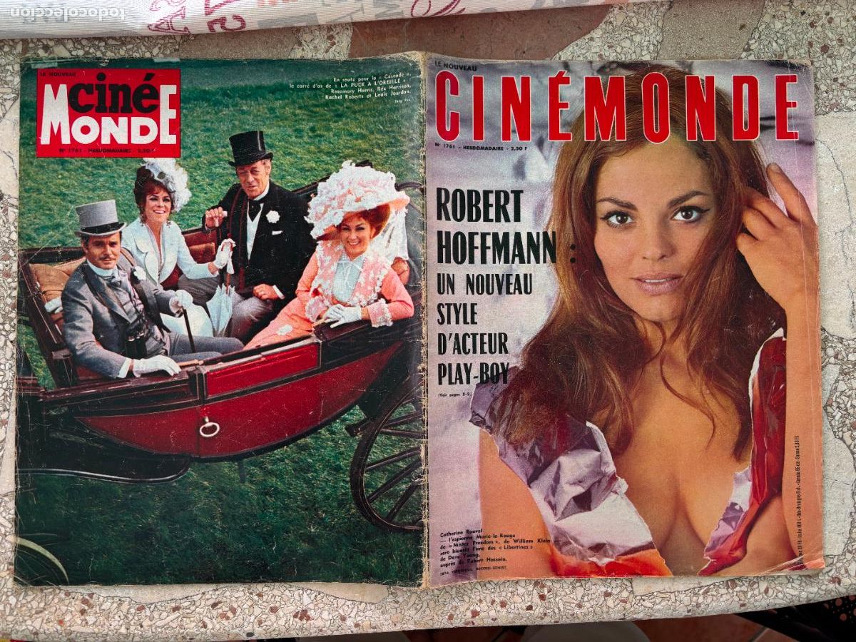 Cine: CIN&Eacute;MONDE N&ordm; 1761. CATHERINE ROUVEL EN PORTADA. ROBERT HOFFMANN. ROSEMARY HARRIS. REX HARRISON.