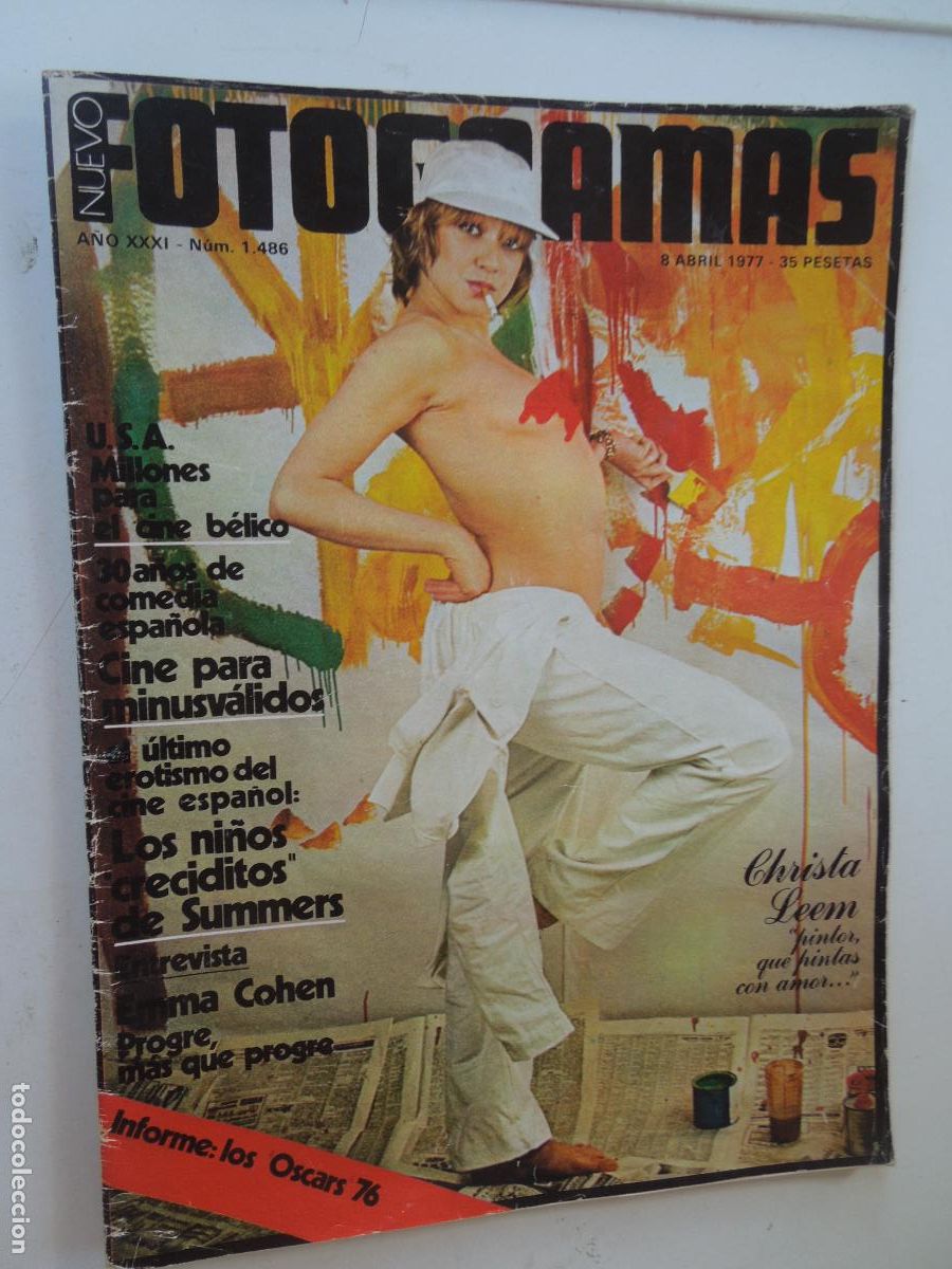 Cine: FOTOGRAMAS REVISTA N&ordm; 1483 - 04-1977 -EMMA COHEN - CHRISTA LEEN - LOS OSCARS