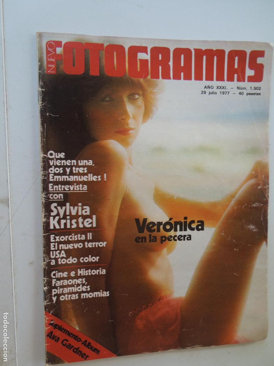 Cine: FOTOGRAMAS REVISTA N&ordm; 1502 - 07- 1977 -SYLVIA KRISTEL- EMMANUELLE- LOLA FLORES-VERONICA,