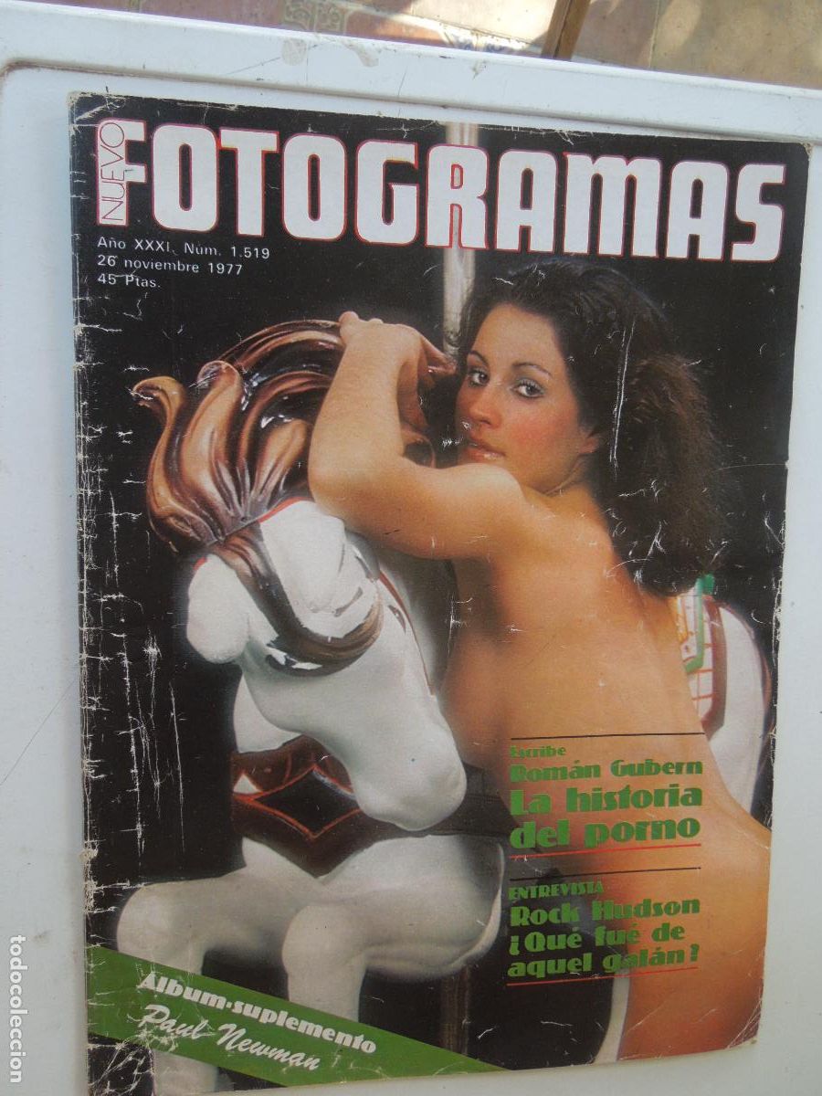 Cine: FOTOGRAMAS REVISTA N&ordm; 1519 - 11- 1977 -ROCK HUDSON - ROMAN GUBERN -CARMEN QUESADA