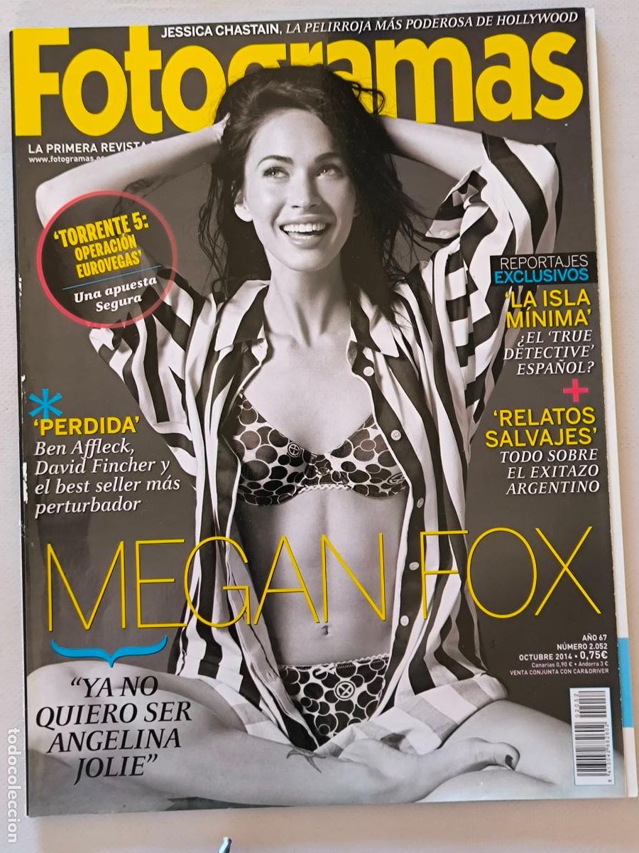 Cine: FOTOGRAMAS N&ordm; 2052 - A&Ntilde;O 67 - OCTUBRE 2014 - MEGAN FOX (B)