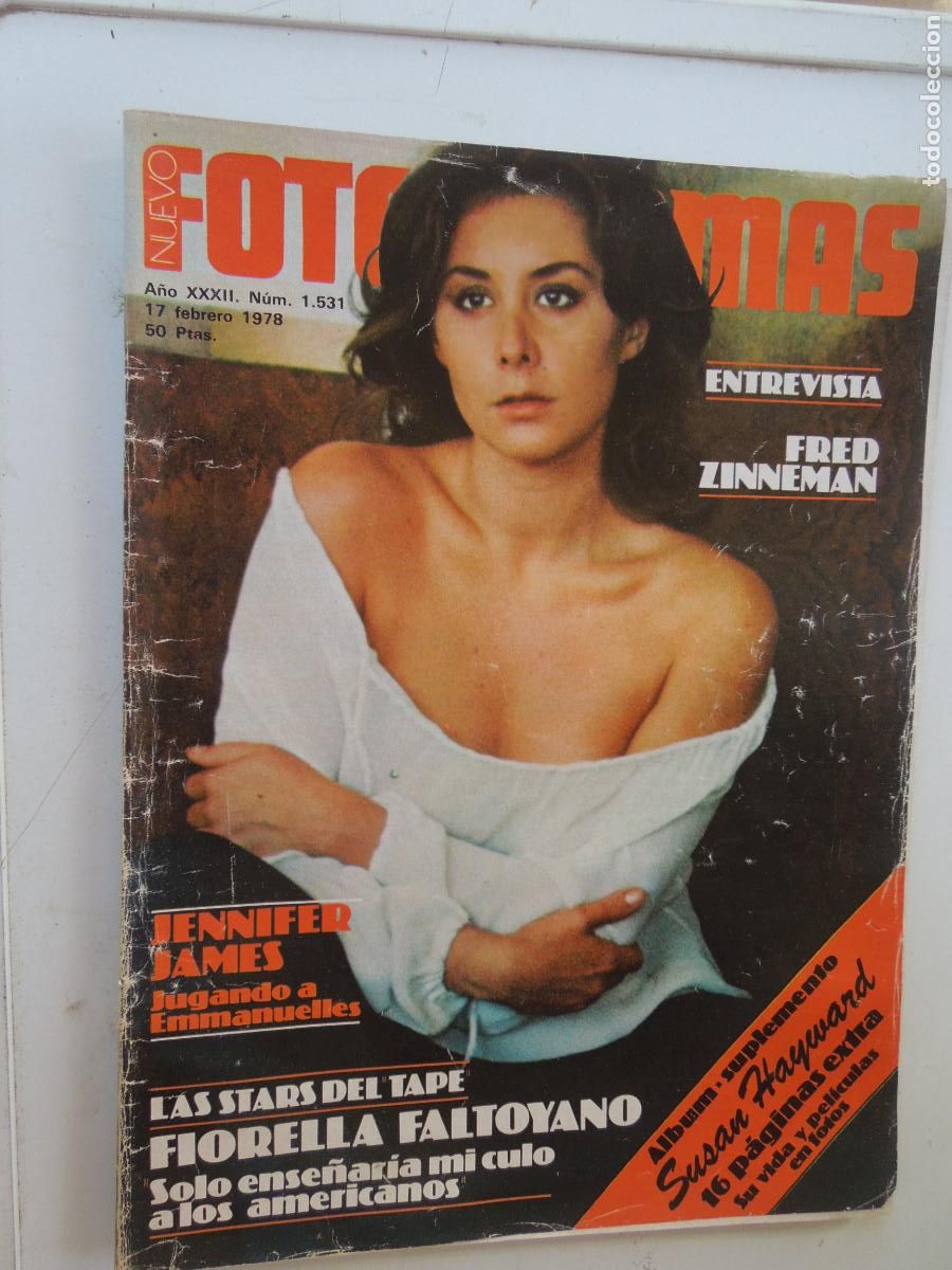 Cine: FOTOGRAMAS REVISTA N&ordm; 1531 - 02- 1978 -FRED ZINNEMAN - JENNIFER JAMES - FIORELLA FALTOYANO