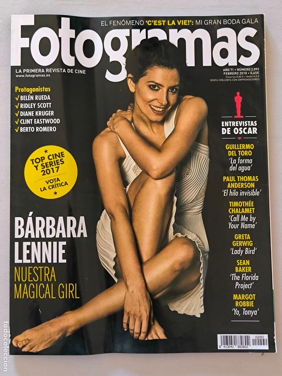 Cine: FOTOGRAMAS N&ordm; 2092 - A&Ntilde;O 71 - FEBRERO 2018 - BARBARA LENNIE (C)