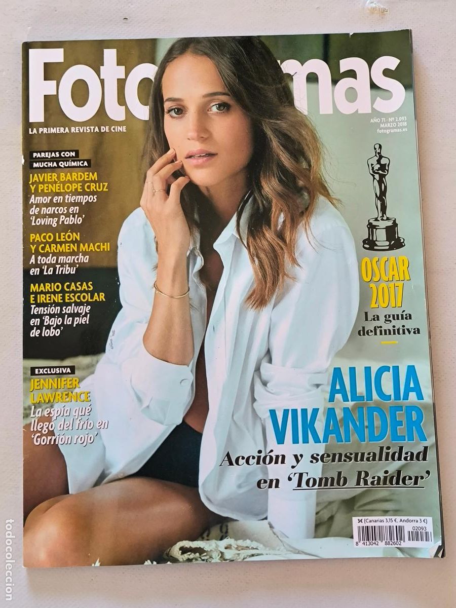 Cine: FOTOGRAMAS N&ordm; 2093 - A&Ntilde;O 71 - MARZO 2018 - ALICIA VIKANDER (C)