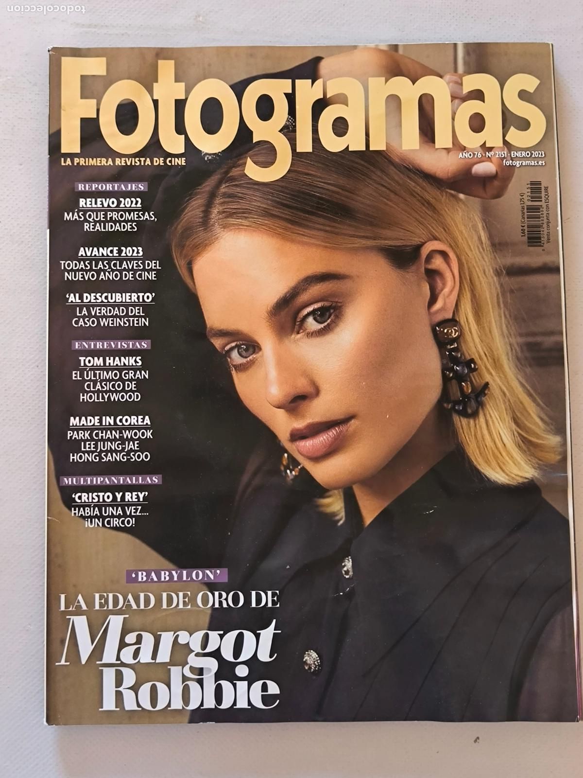Cine: FOTOGRAMAS N&ordm; 2151 - A&Ntilde;O 76 - ENERO 2023 - MARGOT ROBBIE (GR)