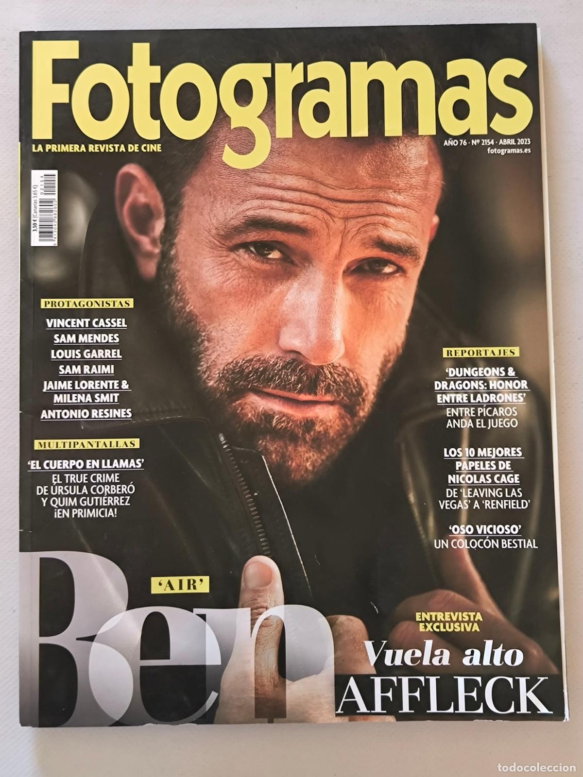 Cine: FOTOGRAMAS N&ordm; 2154 - A&Ntilde;O 76 - ABRIL 2023 - BEN AFFLECK (GZ)