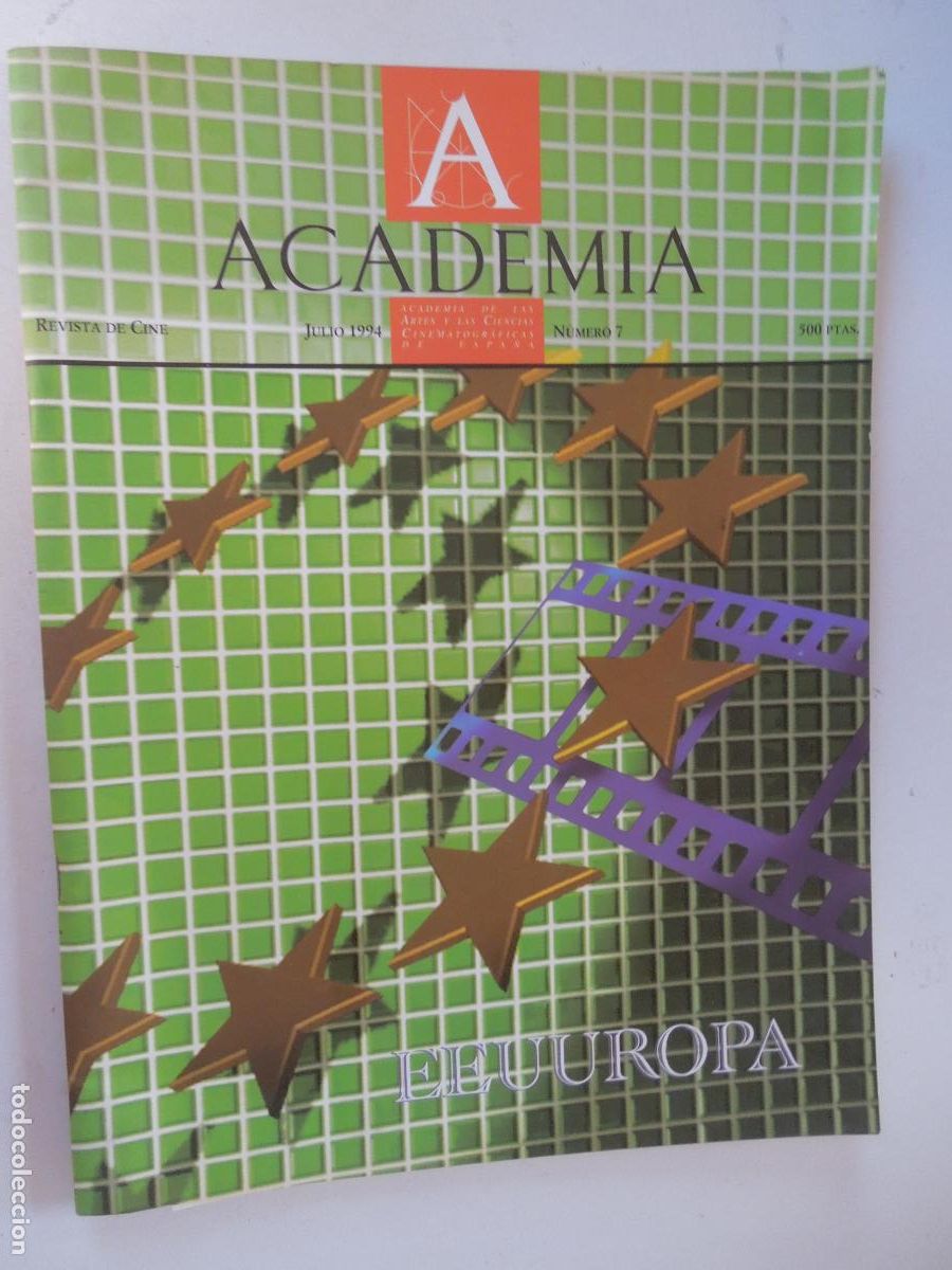 Cine: ACADEMIA DE LAS ARTES Y LAS CIENCIAS , REVISTA DE CINE N&ordm; 7 - JULIO 1994 - EEUUROPA
