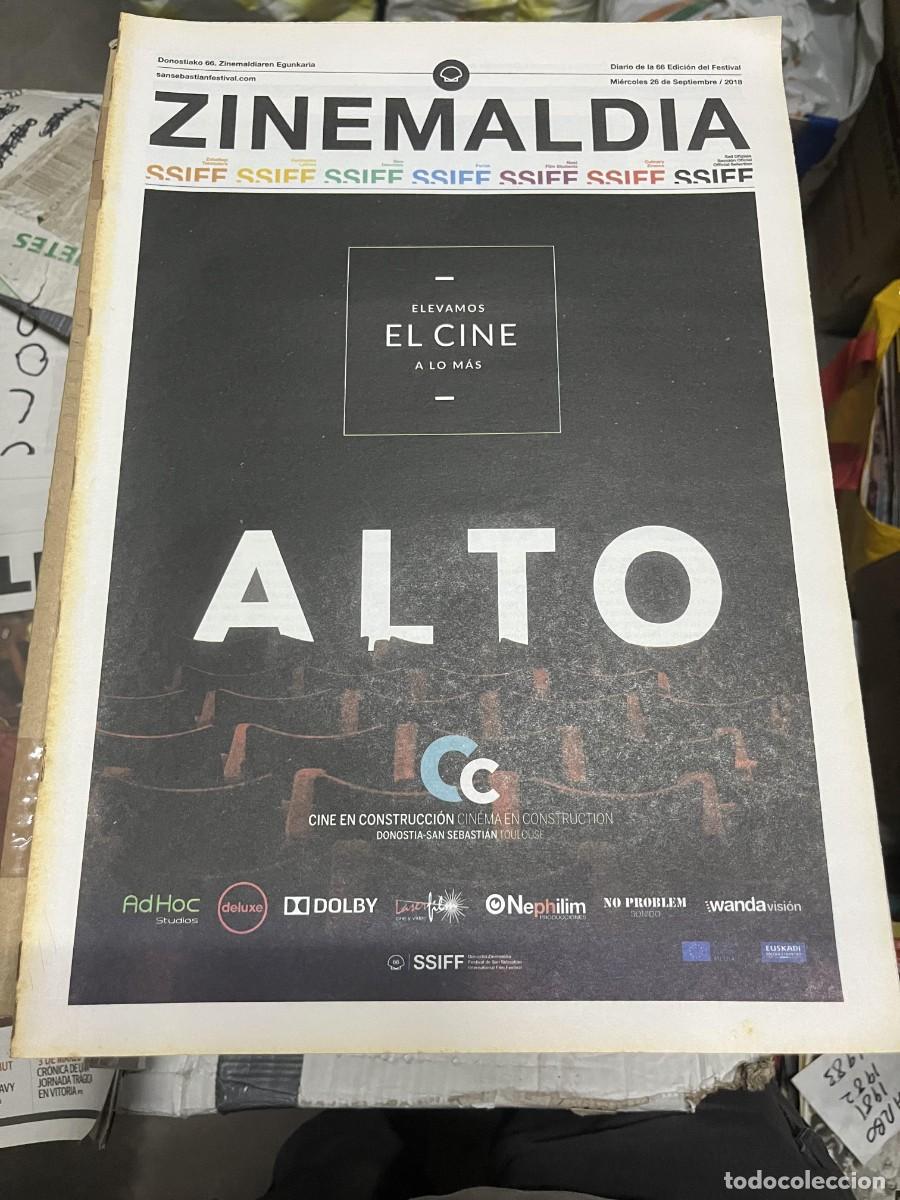 Cine: ZINEMALDIA DIARIO DE LA 66 EDICION DEL FESTIVAL SAN SEBASTIAN (26-9-2018) ELEVAMOS EL CINE