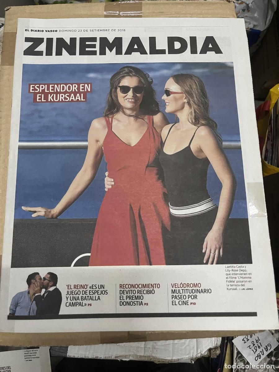 Cine: DIARIO VASCO ZINEMALDIA DIARIO DE LA 66 EDICION DEL FESTIVAL SAN SEBASTIAN (23-9-2018)LAETITIA CASTA
