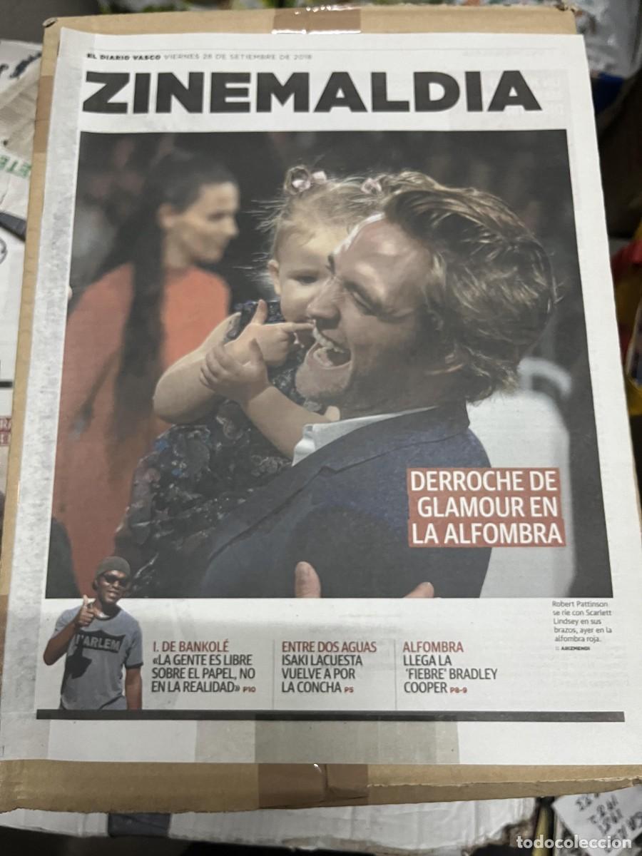 Cine: DIARIO VASCO ZINEMALDIA DIARIO DE LA 66 EDICION FESTIVAL SAN SEBASTIAN (28-9-2018) ROBERT PATTINSON