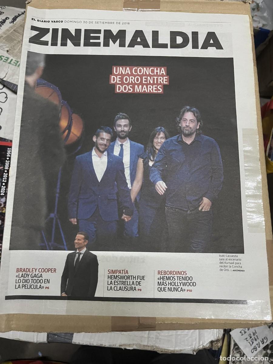 Cine: DIARIO VASCO ZINEMALDIA DIARIO DE LA 66 EDICION FESTIVAL SAN SEBASTIAN (30-9-2018) ISAKI LACUESTA