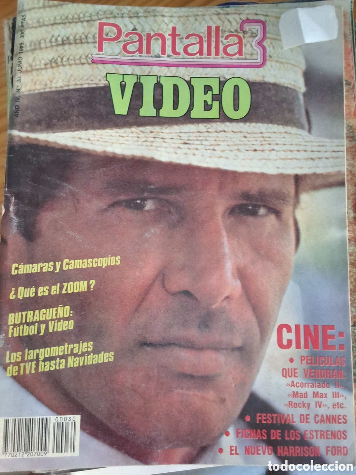Cine: Pantalla 3 revista cine n&uacute;mero 30 a&ntilde;o 1985/6