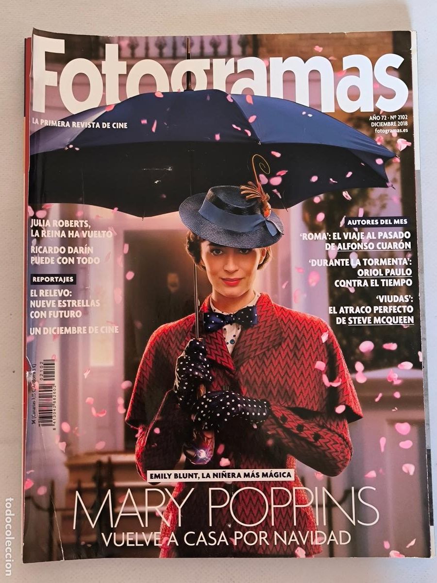 Cine: FOTOGRAMAS N&ordm; 2102 - A&Ntilde;O 72 - DICIEMBRE 2018 - EMILY BLUNT / MARY POPPINS (AL)