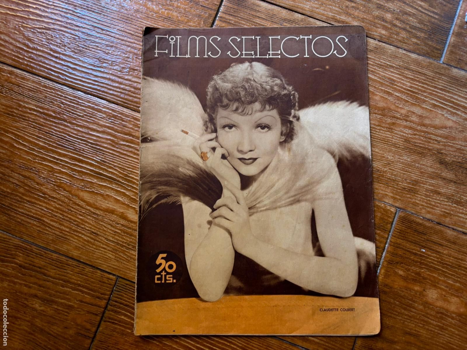 Cine: FILMS SELECTOS 320. PASTORA PE&Ntilde;A, FELIX DE POM&Eacute;S, CLAUDETTE COLBERT, LORETTA YOUNG, ELEANOR WHITNEY.