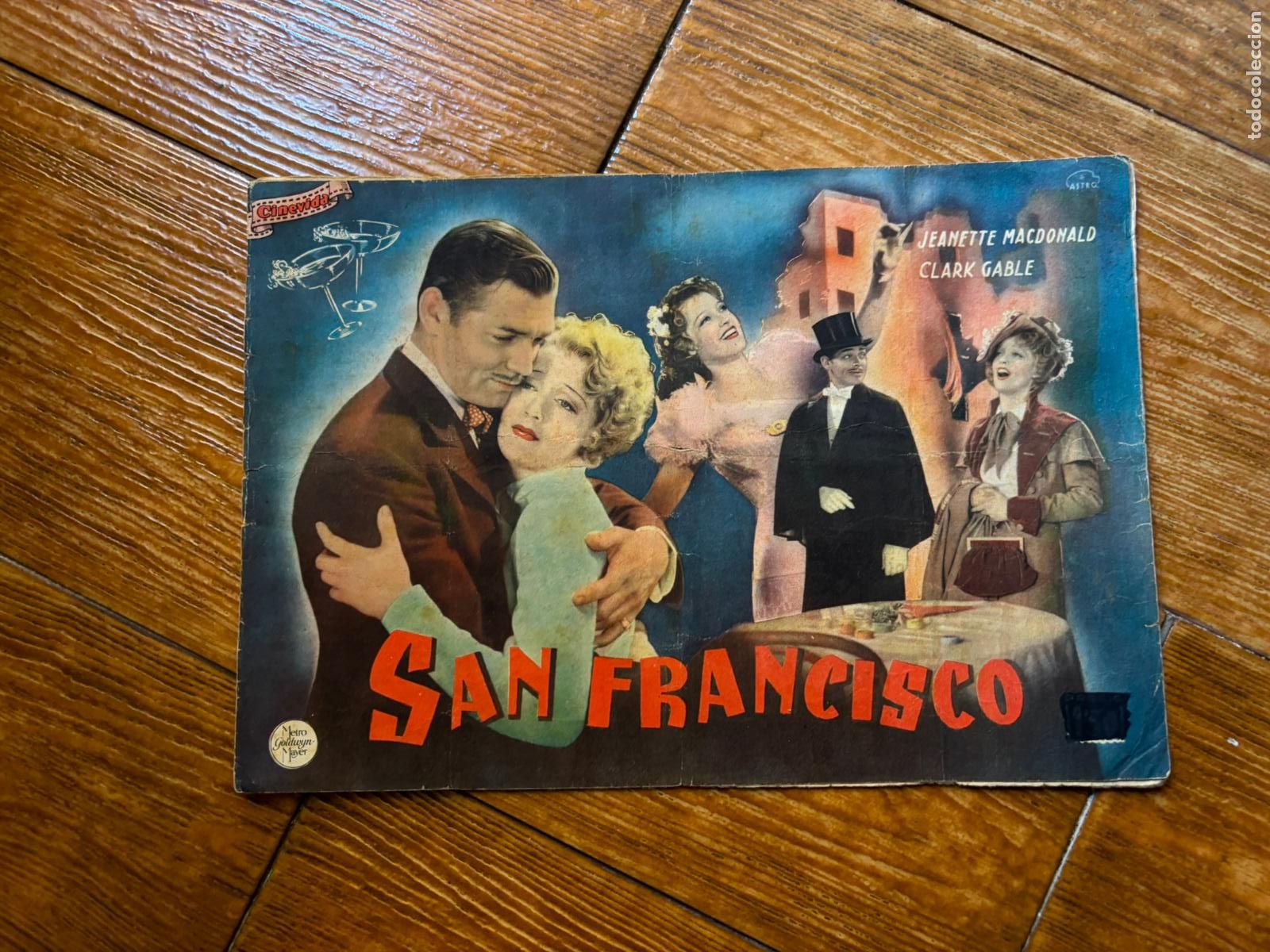 Cine: CINEVIDA SAN FRANCISCO CLARK GABLE EDITORIAL HISPANO AMERICANA