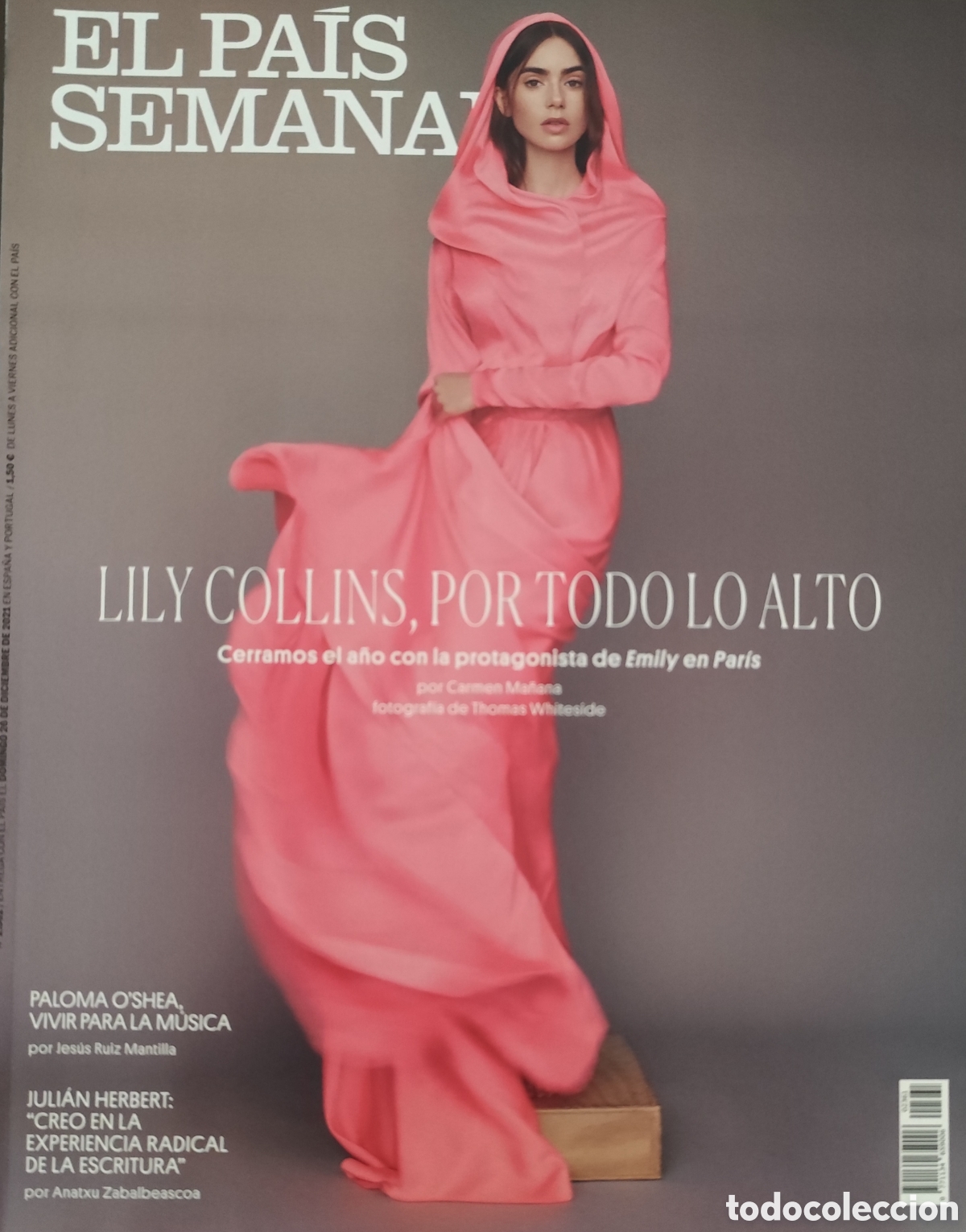 Cine: REVISTA EL PAIS SEMANAL. 26/12/21. LILY COLLINS