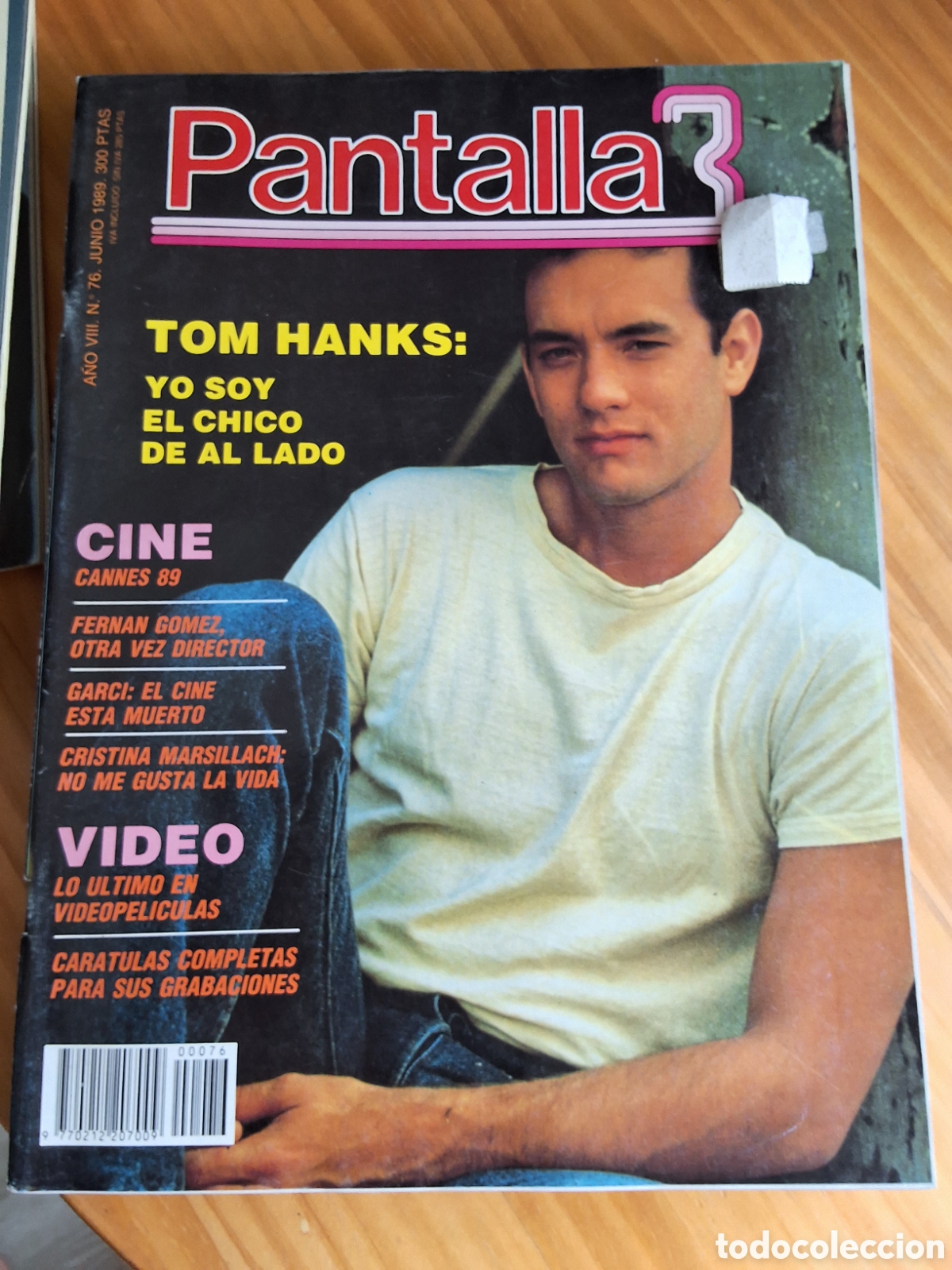 Cine: Pantalla 3 revista cine n&uacute;mero 76 a&ntilde;o 1989/6 incluye caratulas
