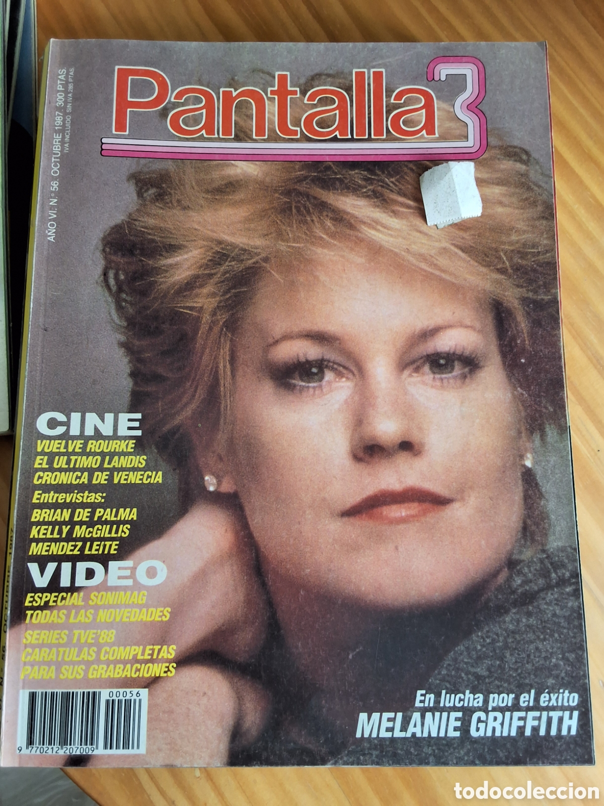 Cine: Pantalla 3 revista cine n&uacute;mero 56 a&ntilde;o 1987/10 incluye caratulas
