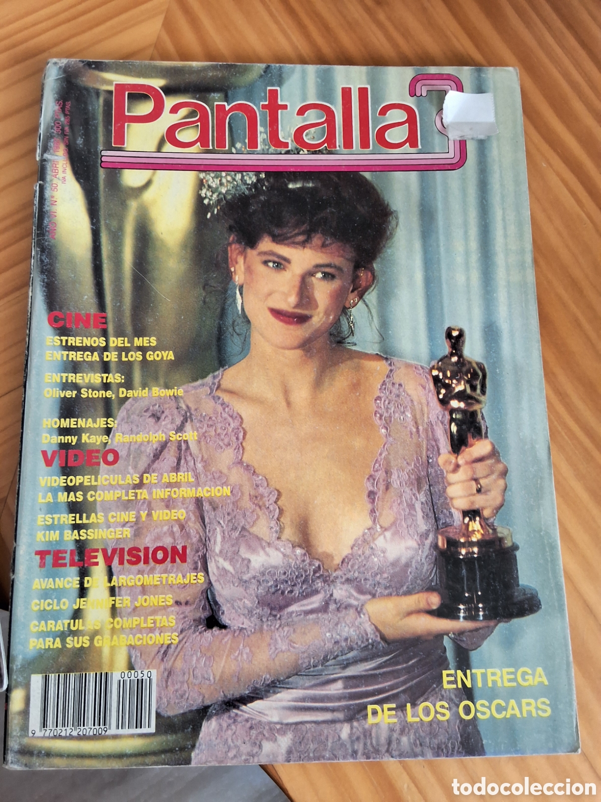 Cine: Pantalla 3 revista cine n&uacute;mero 50 a&ntilde;o 1987/4 incluye caratulas
