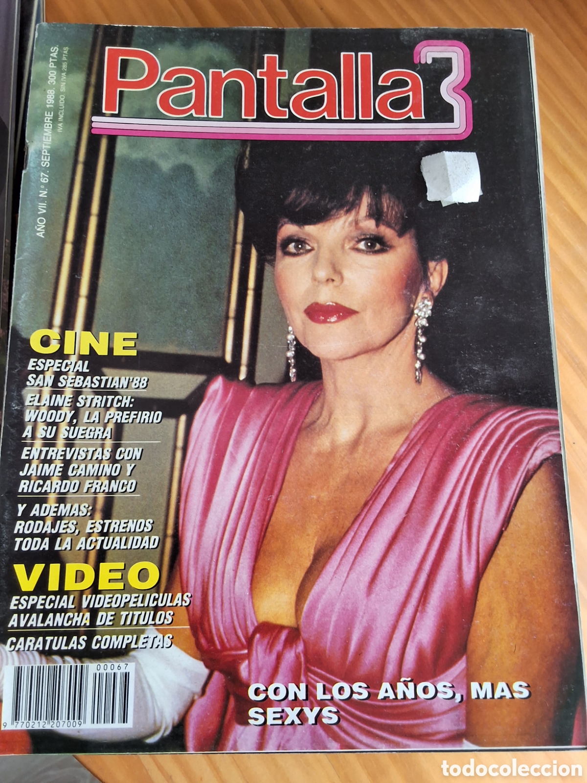 Cine: Pantalla 3 revista cine n&uacute;mero 67 a&ntilde;o 1988/9 incluye caratulas