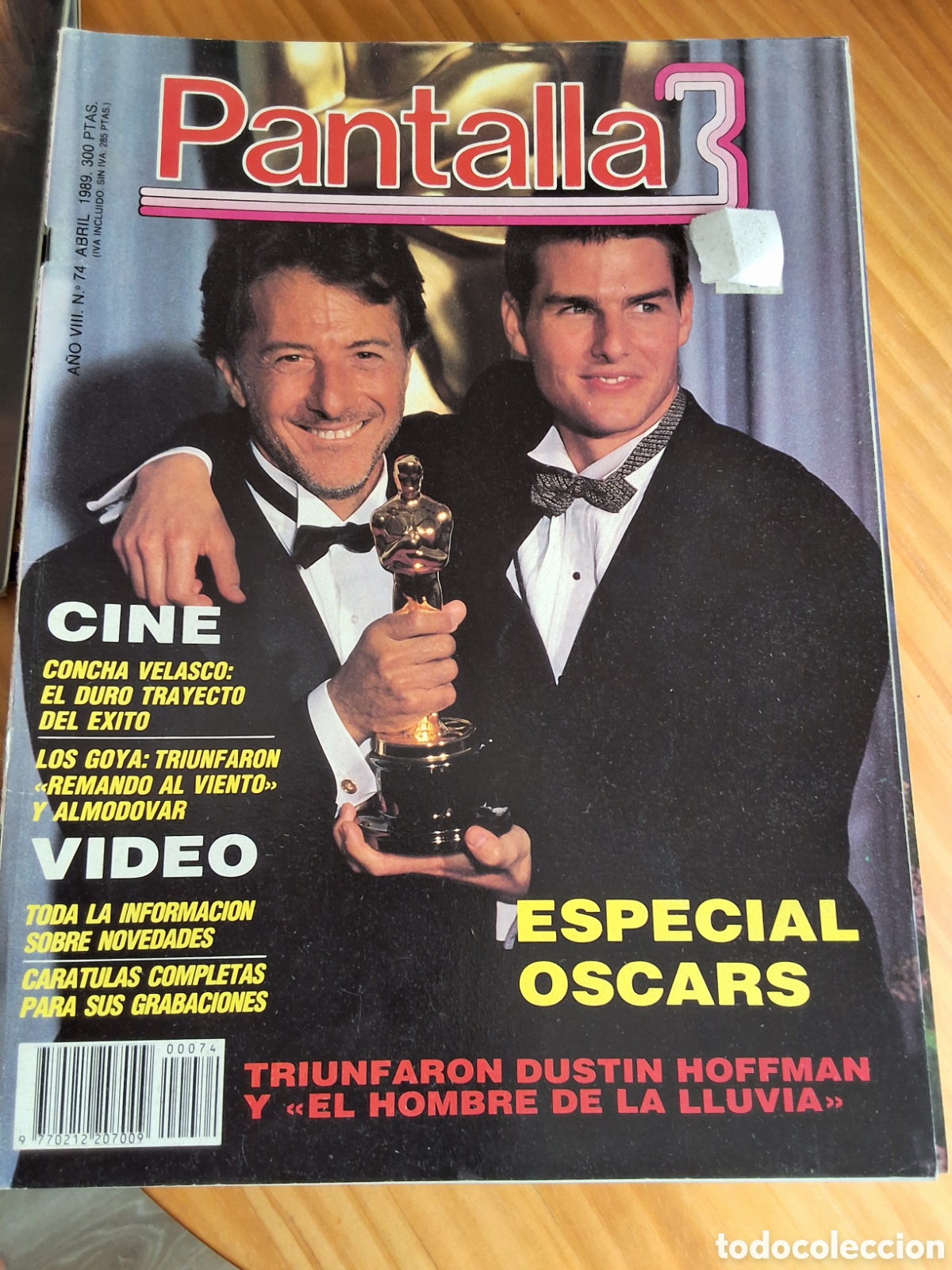 Cine: Pantalla 3 revista cine n&uacute;mero 74 a&ntilde;o 1989/4 incluye caratulas
